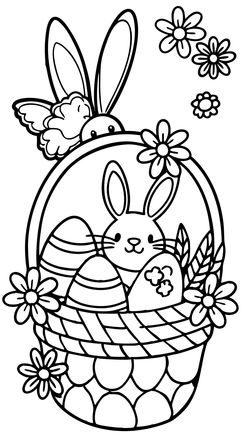 coloriage de Pâques gratuit